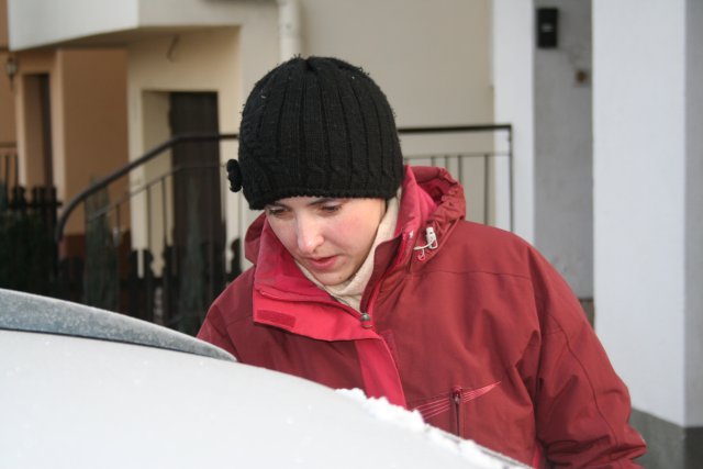 Skrobanie szyb